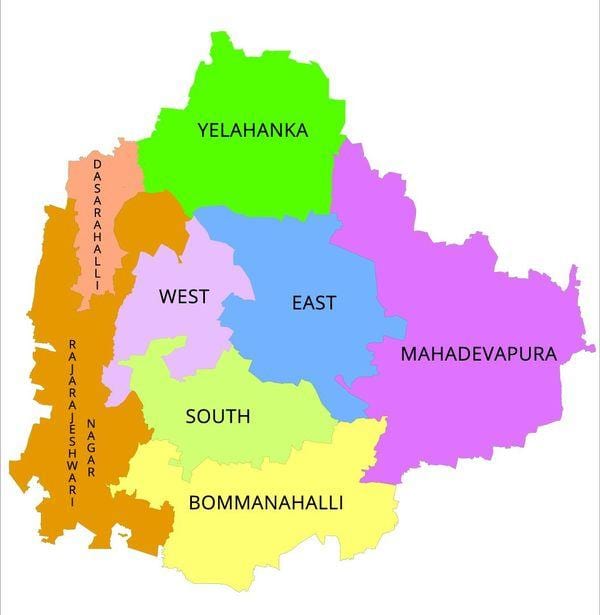 बैंगलोर BBMP नक्शा