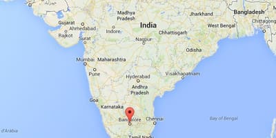 बंगलौर में भारत के नक्शे