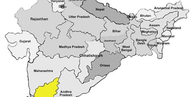 नक्शे के बैंगलोर भारत