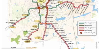Namma मेट्रो चरण 2 मार्ग नक्शा