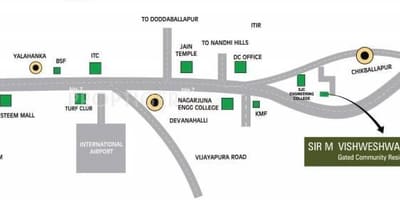 Vishweshwaraya लेआउट नक्शा